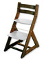 Rostoucí židle ALMA - standard (ořech, světle šedá)