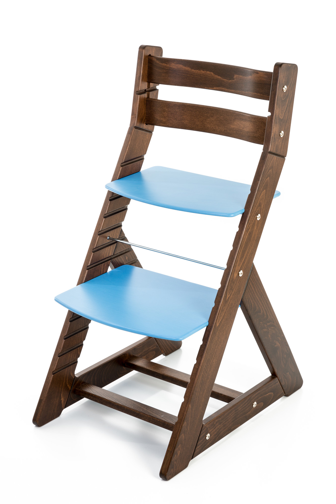 Hajdalánek Rostoucí židle ALMA - standard (ořech, modrá)