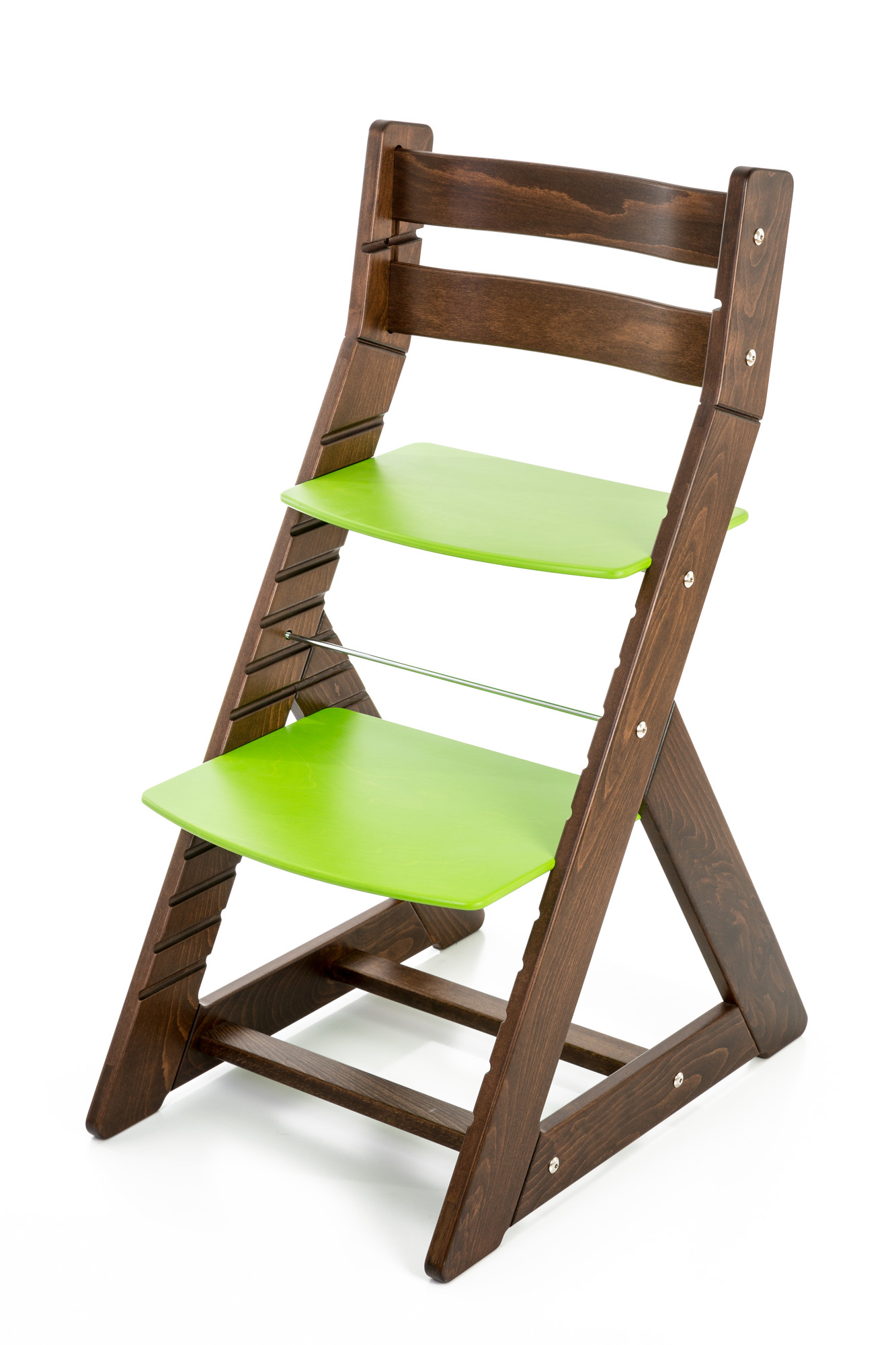 Hajdalánek Rostoucí židle ALMA - standard (ořech, zelená)
