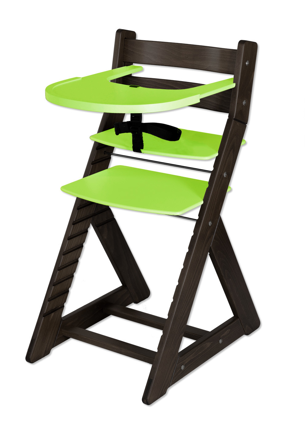 Hajdalánek Rostoucí židle ELA - velký pultík (wenge, zelená)